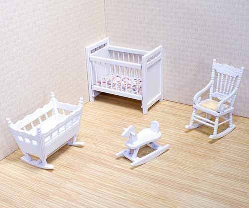 Dollhouse Furniture*4 pc.NURSERY SET #2585~scale112 ~Melissa & Doug