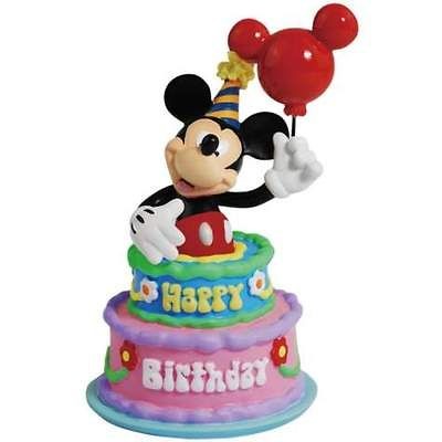 Disney Mickey Mouse Happy Birthday Cake Figurine Topper by Westland 