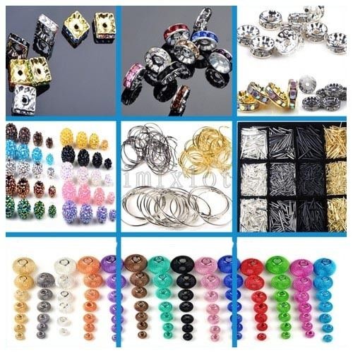 Wholesale Basketball Wives Earring Hoop Spike Craft Mesh Spacer 