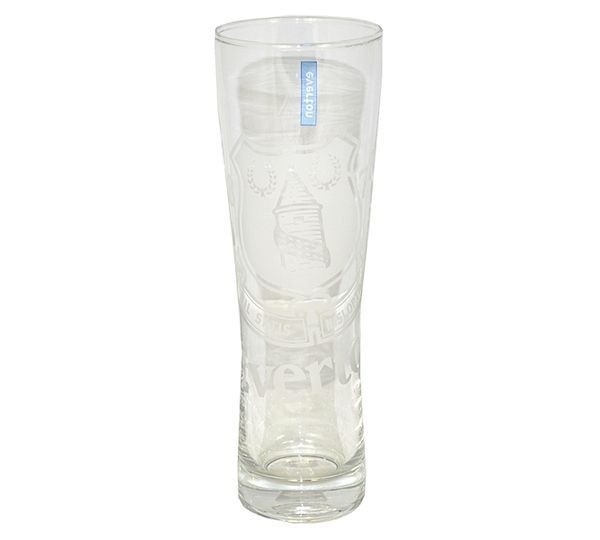 OFFICIAL EVERTON FC CREST PERONI PINT GLASS NEW GIFT XMAS