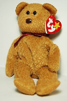 curly beanie baby in Retired