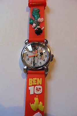 BEN 10 CHILDRENS WATCH in SILVER GIFT BOX