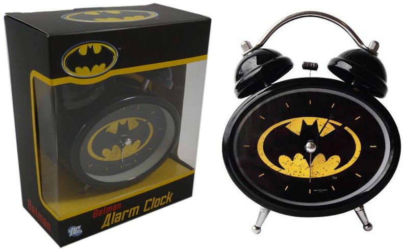 Batman Classic Logo Alarm Clock   Official DC Comics Issue   New In 