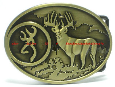 deer belt buckle in Mens Accessories