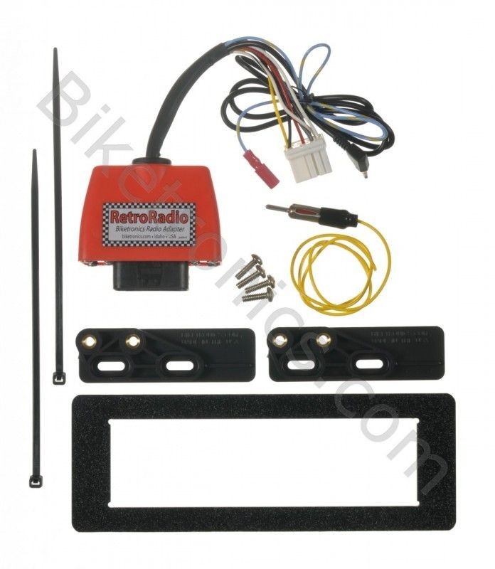 BIKETRONICS RETRO MULTI BRAND RADIO INSTALL KIT 4 HARLEY FLH TOURING 