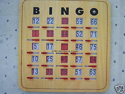 bingo cards shutter in Bingo