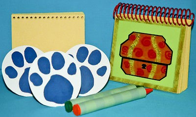 Blues Clues Steves Handy Dandy Treasure Chest Notebook Thinking Chair 