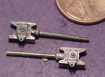 HO/HOn3 PIA109 PFM BACK SHOP BRASS PARTS STEAM LOCO CROSSHEADS