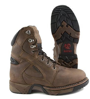 ROCKY AZTEC 8 HIGH WATERPROOF WORK BOOT MEDIUM WIDTH NIB