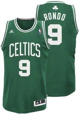 BOSTON CELTICS NBA MULTI YEAR CHAMPIONS RONDO #9 Away Jersey Adult X 