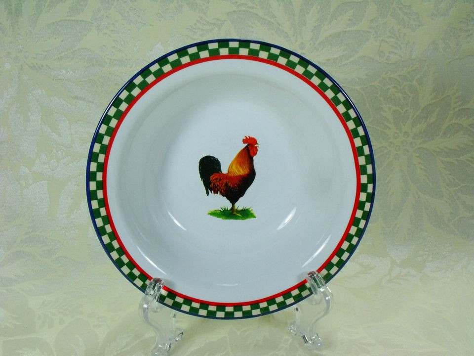   Tableworks ELLAS ROOSTER Timberlake CEREAL BOWL (6) available EC