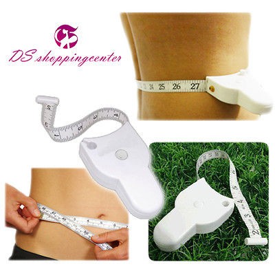 2PCS Accu Measure Body Slim Measure Tester Caliper Tape Yoga CM 