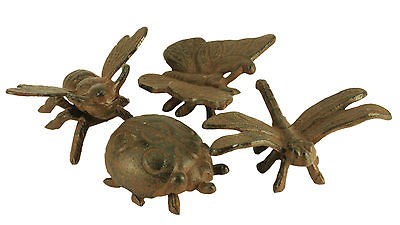   Garden Bug Set / Pot & Planter Decor Insect & Bugs Figurines OT00042