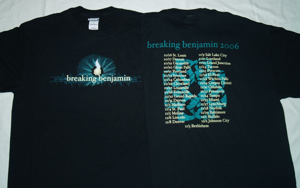 BREAKING BENJAMIN   Iris   T SHIRT S M L XL Brand New  Official T 