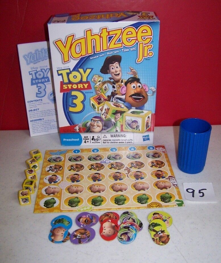   Disney Yahtzee Jr. Toy Story Edition Childrens Game   Ages 4 & up