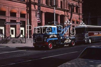   Tow Truck Wrecker Leisure Line Bus Philadelphia Street Original Slide