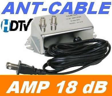   OTA INLINE AMPLIFIER SIGNAL BOOSTER CABLE TV AMP SHAW ROGERS COMCAST