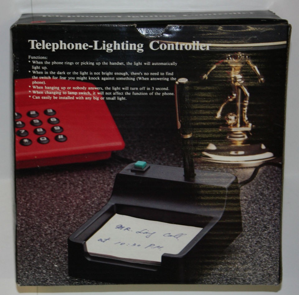   LIGHTING CONTROLLER NOTEPAD PEN HOLDER TURNS LIGHT ON AT NIGHT