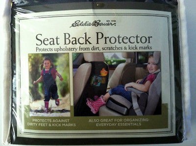   Eddie Bauer Seat Back Protector PROTECTS CAR SEAT & GREAT ORGANIZER