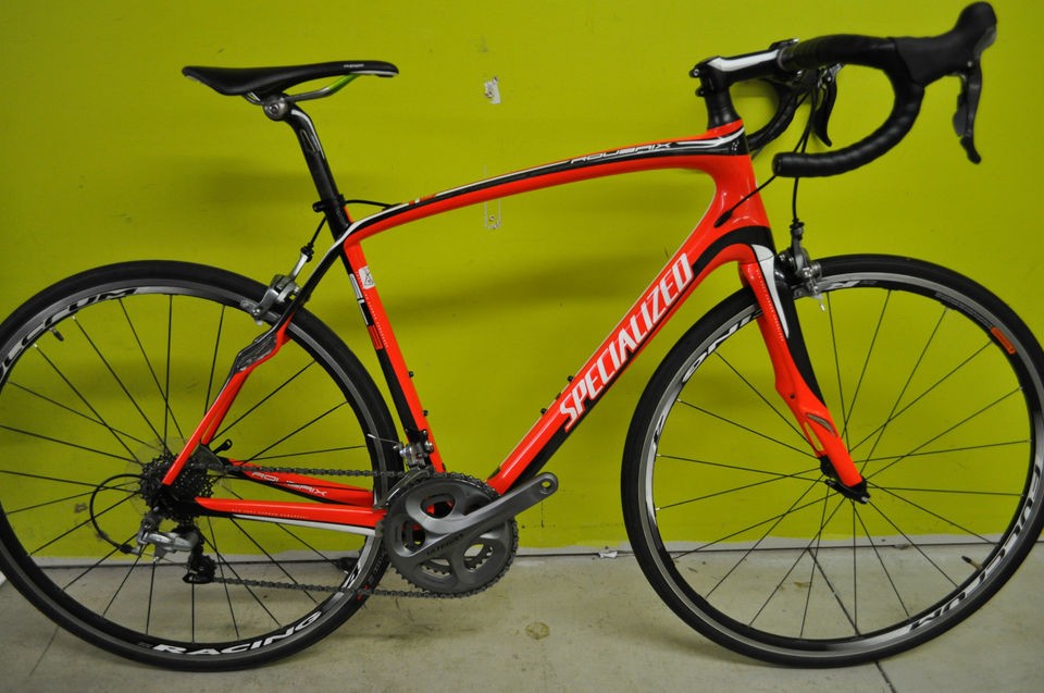 Specialized Roubaix Expert SL3 56cm 2011 Neon Red Sexy Bike, Low 