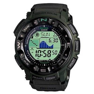 BRAND NEW CASIO PRW2500B 3 PATHFINDER TRIPLE SENSOR SOLAR POWER WITH 