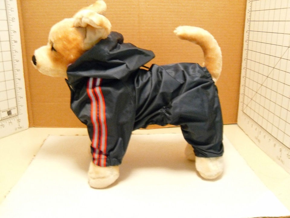 Dog Rainsuit for Lrg Dog~Water Repellent~ Like Jog Suit