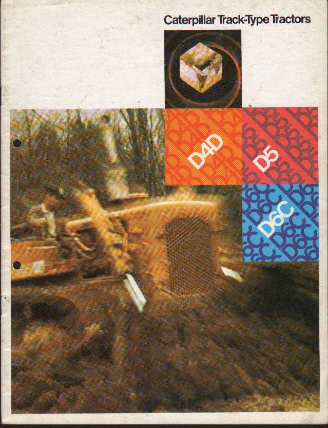 Caterpillar D4D/D5/D6C Dozer Tractor Brochure Leaflet