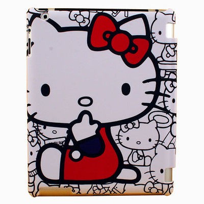 Faceplate Case for Apple New iPad 3 3rd Gen Generation Hello Kitty J 