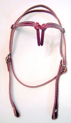 WESTERN FUTURITY KNOT HEADSTALL LATIGO LEATHER NEW HORSE TACK