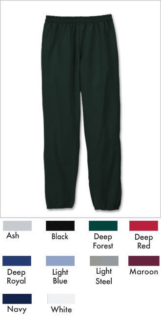 Hanes 7.8oz Mens COMFORTBLEND EcoSmart Fleece Pant P6