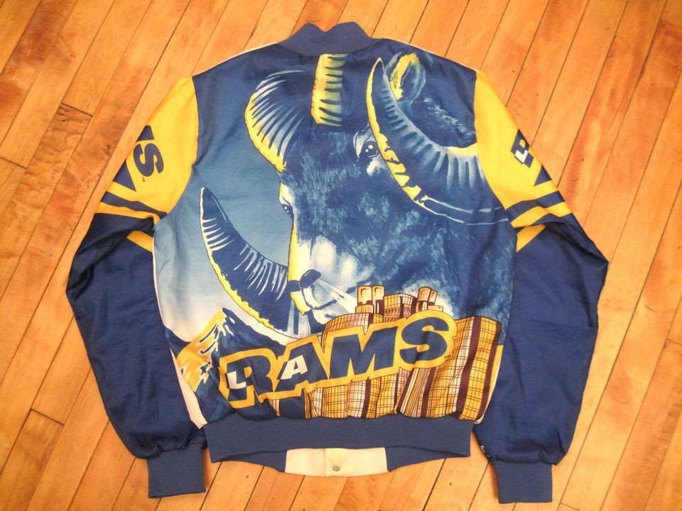   ANGELES RAMS Fanimation JACKET by CHALK LINE Satin Nylon starter tisa