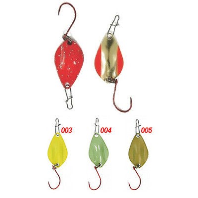   AREA SPOON YEONMOJI NO1 TROUT 5PCS 2g PERCH PIKE MICRO SPOON FISHING