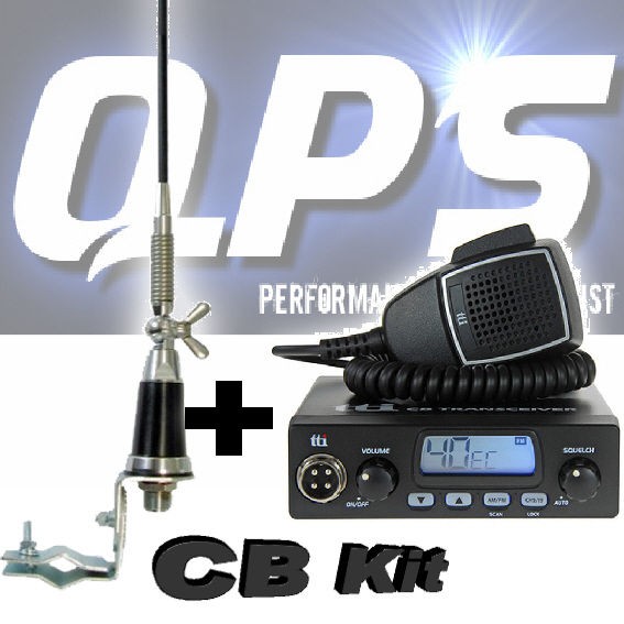 Tti Tcb550 Cb Radio + Sirio Gl27 No Ground Antenna + Mount