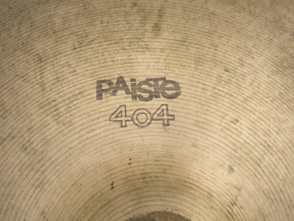 14 PAISTE 404 BOTTOM HAT CYMBAL 735 GRAMS