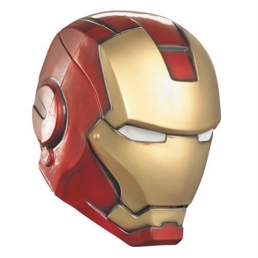 IRON MAN The Avengers Adult Helmet Covers Full Head Marvel Comics 