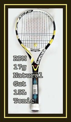   AERO PRO DRIVE GT PLUS + 4 1/4 TENNIS RACQUET RPM BLAST AND TONIC