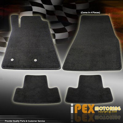 05 09 FORD MUSTANG CARPET FLOOR MATS BLACK 4PC SET