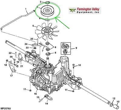   L105 L108 L110 L111 L118 L120 L130 Transmission Input Pulley New OEM