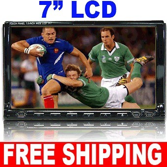 LCD CAR IN DASH TV MONITOR VCD DVD IPOD PLAYER G718