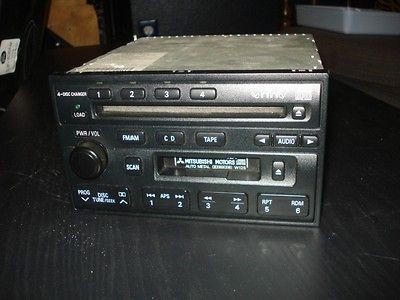 mitsibishi motors infinity am fm cassette player with 4 disc changer