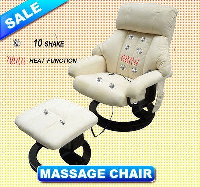   Luxury TV Massage Chair Recliner With Ottoman Remote Heat Therapy