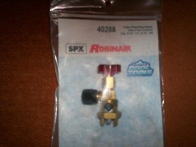 ROBINAIR Piercing Valve W/Flow Ctrl. 3/16,1/4,5/16,​3/8