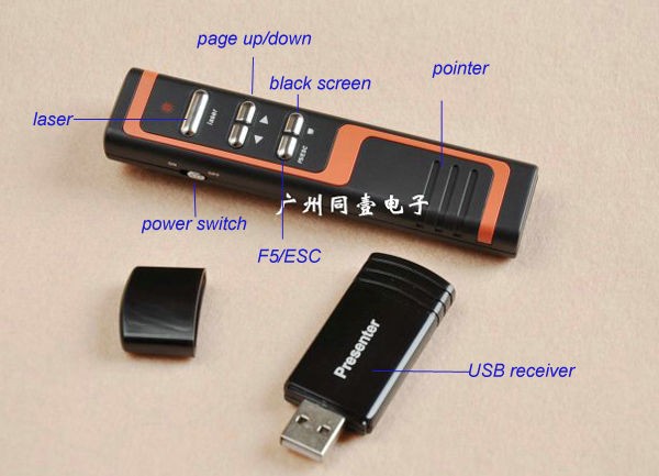 4G Wireless PowerPoint Presenter teacher pointer PPT player training 