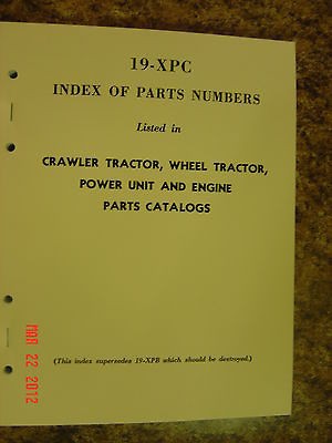 INTERNATIONAL HARVESTER FARMALL TRACTOR AND ENGINE PART INTERCHANGE 