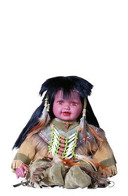 YAMTO 22 Vinyl Indian Toddler Golden Keepsakes Doll