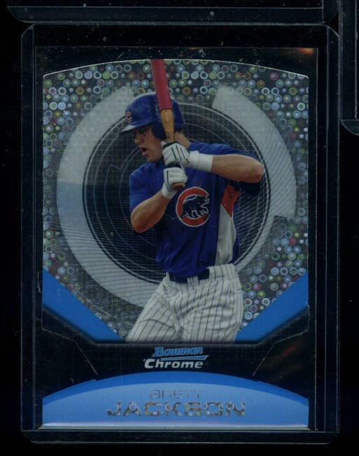 Z15) 2011 Bowman Chrome BRETT JACKSON Fusion Refractor CUBS