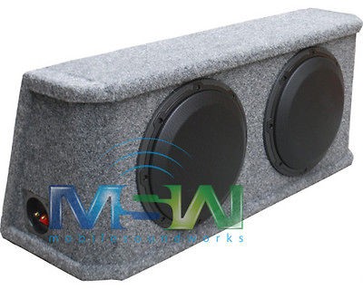 JL AUDIO® CS210RG W3v3 2 PowerWedge™ DUAL 10 SEALED ENCLOSURE w 