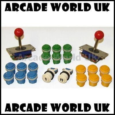 BALLTOP JOYSTICKS & 20 ARCADE BUTTONS KIT #9   NEW