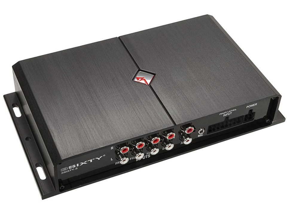 ROCKFORD FOSGATE 3SIXTY.3 8 CH SIGNAL PROCESSOR W/ PARAMETRIC EQ NEW 