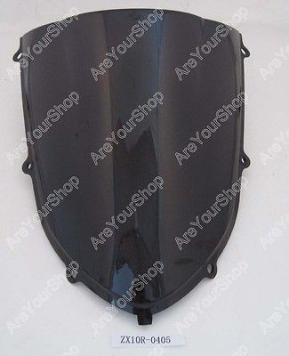   WindScreen Double Bubble Kawasaki ZX10R ZX 10R 2004 2005 Black